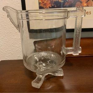 Antique EAPG Old Man Pitcher